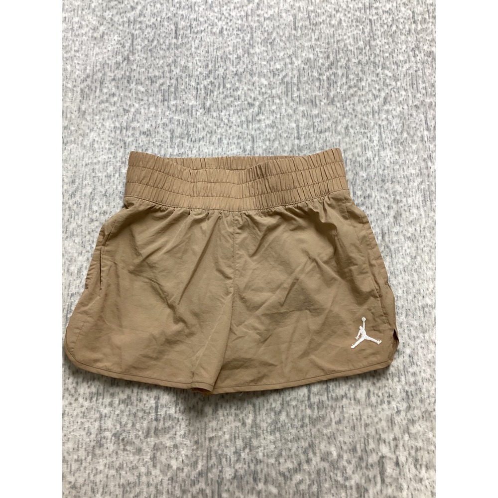 Jordan Girls Legend Medium Brown Jumpman Nylon Shorts XL 45D170-XA3‎ NWT